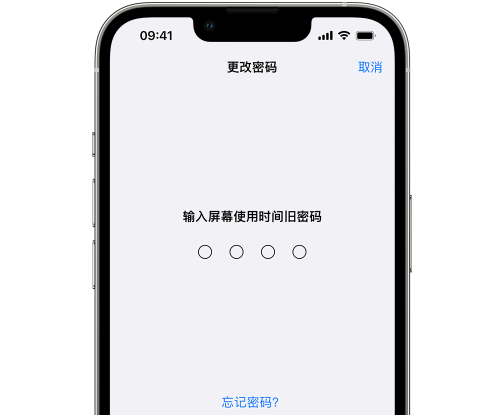 酉阳iPhone屏幕维修分享iPhone屏幕使用时间密码忘记了怎么办 