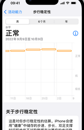 酉阳iPhone手机维修如何在iPhone开启'步行稳定性通知'