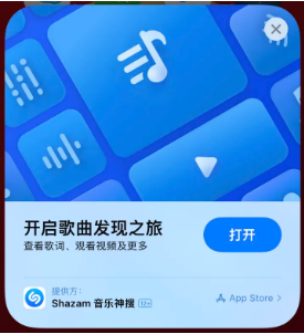 酉阳苹果14维修站分享iPhone14音乐识别功能使用方法 