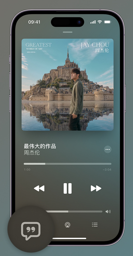 酉阳iphone维修分享如何在iPhone上使用Apple Music全新唱歌功能 