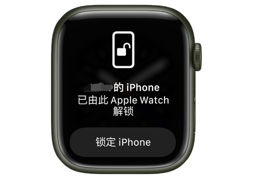 酉阳苹果手机维修分享用 AppleWatch 解锁配备面容 ID 的 iPhone方法 