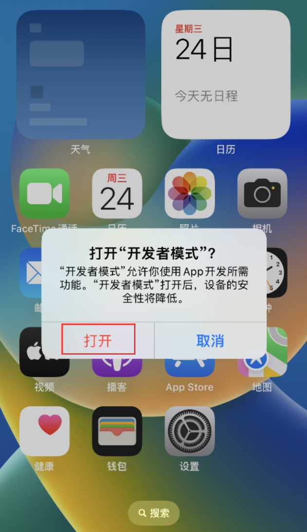 酉阳苹果手机维修分享如何打开开发者模式 