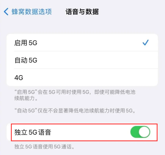 酉阳苹果14维修分享iPhone 14 Pro如何开启VoNR 