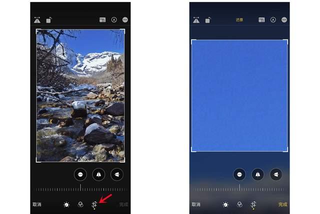 酉阳苹果手机维修分享iPhone手机如何使用裁剪功能隐藏照片 