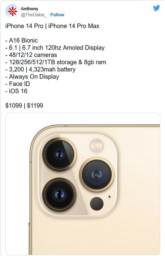酉阳苹果14维修分享iPhone 14全系涨价 