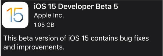 酉阳苹果手机维修分享如何升级到iOS15.0 beta5 